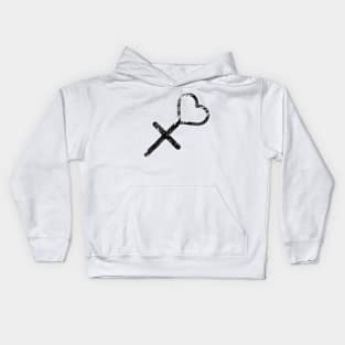 Heart Sagittarius Kids Hoodie